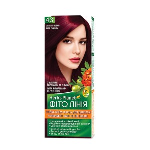 Herb`s Planet - Kremowa farba do włosów 43 -  Dojrzała wiśnia - 120ml