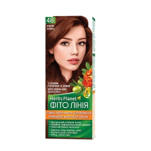 Herb`s Planet - Kremowa farba do włosów 48 - Koniak - 120ml