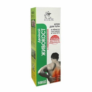 EKOLEK - Krem do ciała - Podwójny żywokost z glukozaminą - 100ml