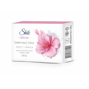 Shik - Kremowe mydło w kostce - Zielona herbata i lotos - 100g