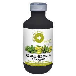 Domowy Doktor - Domowe mydło pod prysznic - Aloe vera i oliwa z oliwek - 500ml