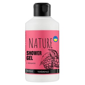 BIOTON Cosmetics - NATURE - Żel pod prysznic Malina - 300ml