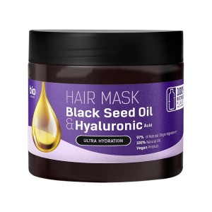 Bio Naturell - Maska do włosów - Olejek z Czarnuszki i Kwas Hialuronowy - 295ml 