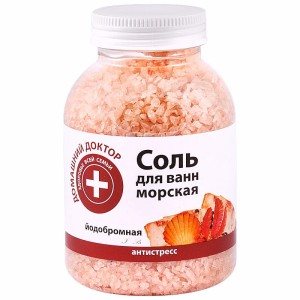 Domowy Doktor - Sól morska do kąpieli Jodobromowa - 1000g