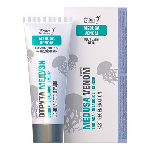 Golden Farm Krem - balsam do ciała Jad meduzy, badiaga, bisabolol, imbir Chłodzący 75ml