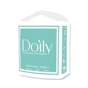 Doily® Ręczniki spunlace 40x70 cm 50 szt. gładkie
