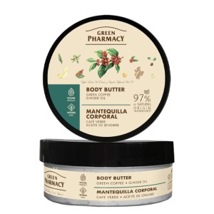 Elfa Green Pharmacy Masło do ciała Zielona Kawa i Olejek Imbirowy 200ml