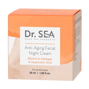 DR. SEA Krem na Noc Retinol Kolagen Kwas Hialuronowy Anti-Aging 50ml