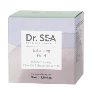 DR. SEA Balancing Fluid z Biosacharydami SPF15 50ml