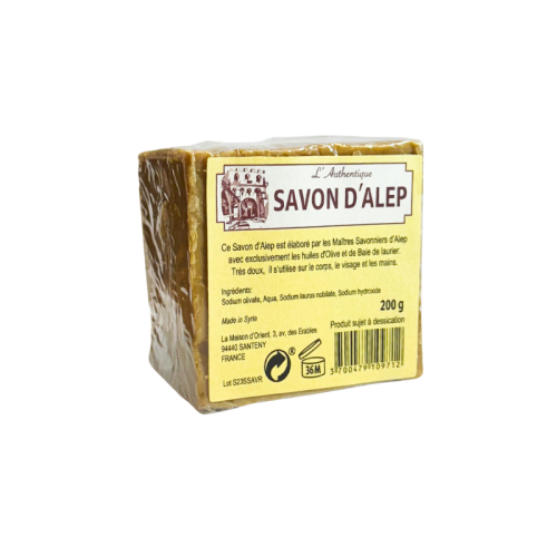 Alepia Mydło naturalne Aleppo 1% oleju laurowego 200g