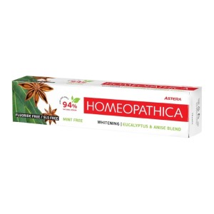 Astera Homeopathica Whitening Pasta do zębów Eukaliptus i Anyż 75 ml
