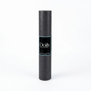 Doily Extra Safe Prześcieradło jednorazowe Spunbond Czarne 0,8 × 100 m