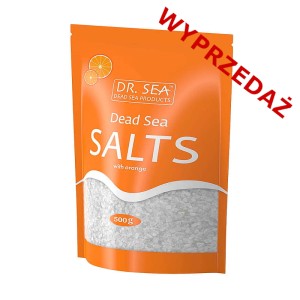 * DR SEA - Sól do kąpieli - Pomarańczowa - 500g