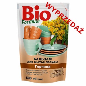 * BIO formula - Balsam do mycia naczyń - z gorczycą - ZAPAS - 500ml 