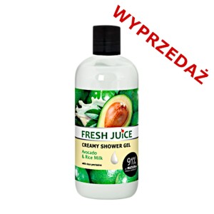 * Fresh Juice Kremowy Żel pod prysznic Awokado i Mleko Ryżowe 500ml