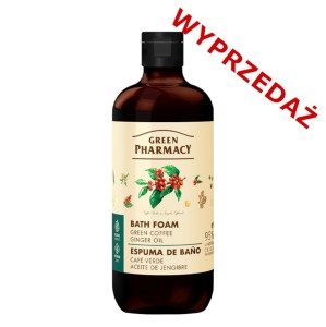 * Elfa Green Pharmacy Piana do kąpieli Zielona Kawa  i Olejek Imbirowy 500ml